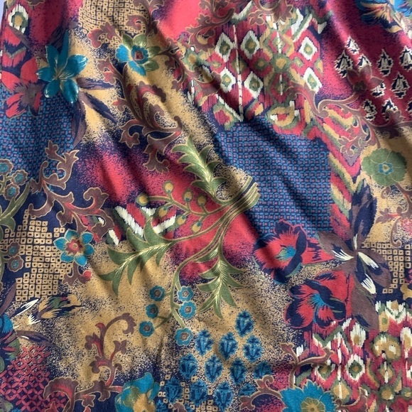 Vintage Adrian Jordan boho Wrap Skirt maxi print size 18 plus size women’s - Picture 7 of 7